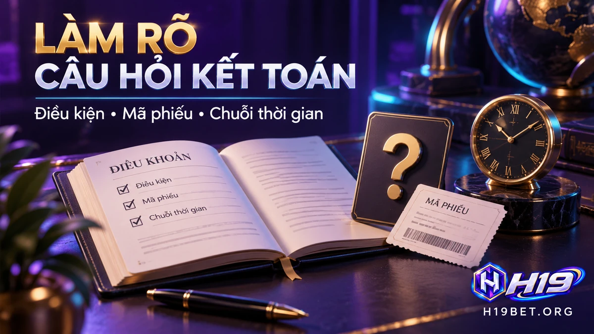 Hồ sơ đối chiếu điều khoản H19 gồm đoạn quy định, mã phiếu và diễn biến theo thời gian