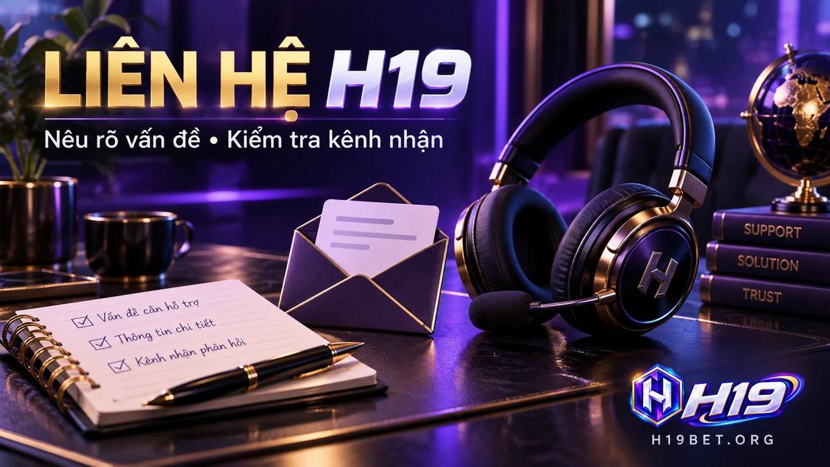 Liên hệ H19 qua số điện thoại và email của H19BET