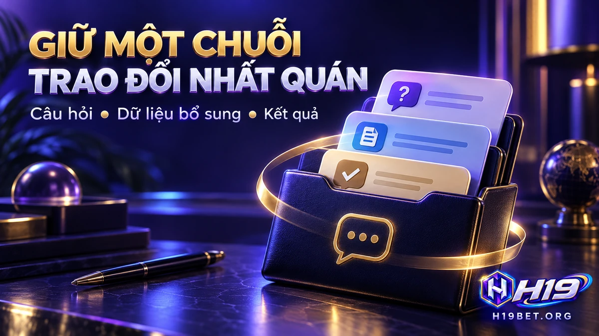 Theo dõi yêu cầu hỗ trợ H19 trong cùng một chuỗi trao đổi