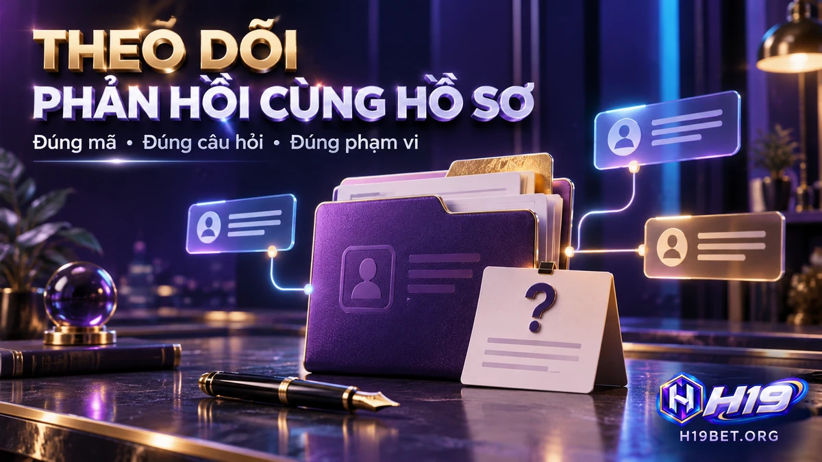 Đối chiếu phản hồi H19 với mã hồ sơ và nội dung còn cần làm rõ